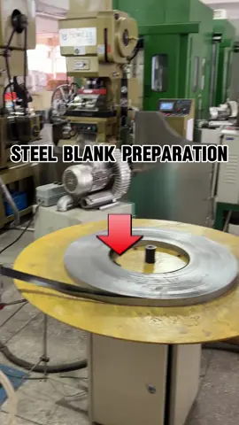 Blade Shaping: From Strip to Blades ⚙️✨ #howitsmade #manufacturing #manufacturer #production #factory 