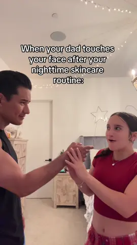 Apparently bedtime kisses aren’t part of the ten-step skincare routine these days… #GiaFrancescaLopez #LopezFam 