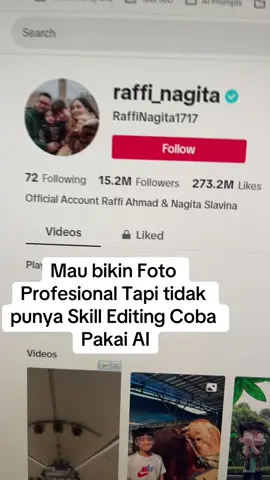 Kalian mau buat foto profile kalian berkelas dan bagus di tiktok coba pakai AI satu ini #JelajahLiburan #onlinetools #aitools #digitalmarketing #agungtaufiqarrohman #fypシ゚viral 
