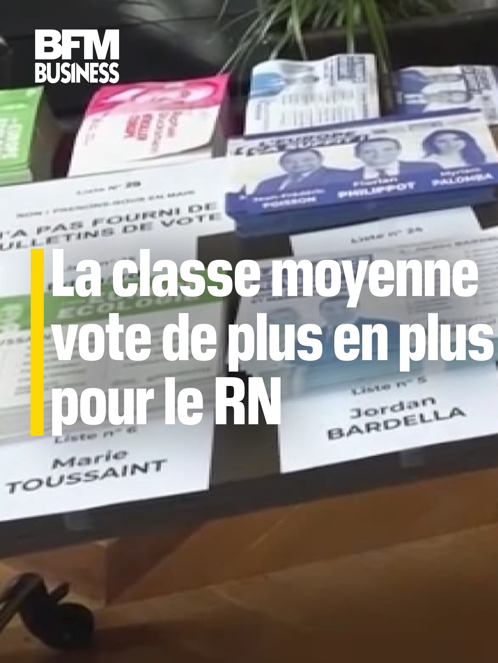 La classe moyenne vote de plus en plus pour le RN 🗳 Comment expliquer la montée du #RN élection après #élection ? Entre la montée du dégagisme, le vote grandissant des catégories moyennes et le cout de la vie, Jean-Laurent Cassely donne des pistes de réflexions.