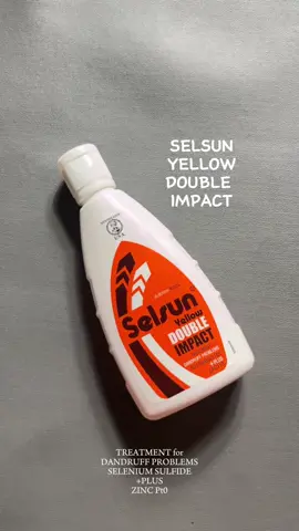 Selsun Yellow Double Impact 100ML, Dapat membantu mengurangi ketombe dirambut, dapat membantu ngurangi gatal gatal karena ketombe. #shampo #doubleimpact #100ml #shampoantiketombe #shampoviral #singapore #singaporetiktok #sg #sgtiktok #fypシ゚ #fypdong #masukberanda