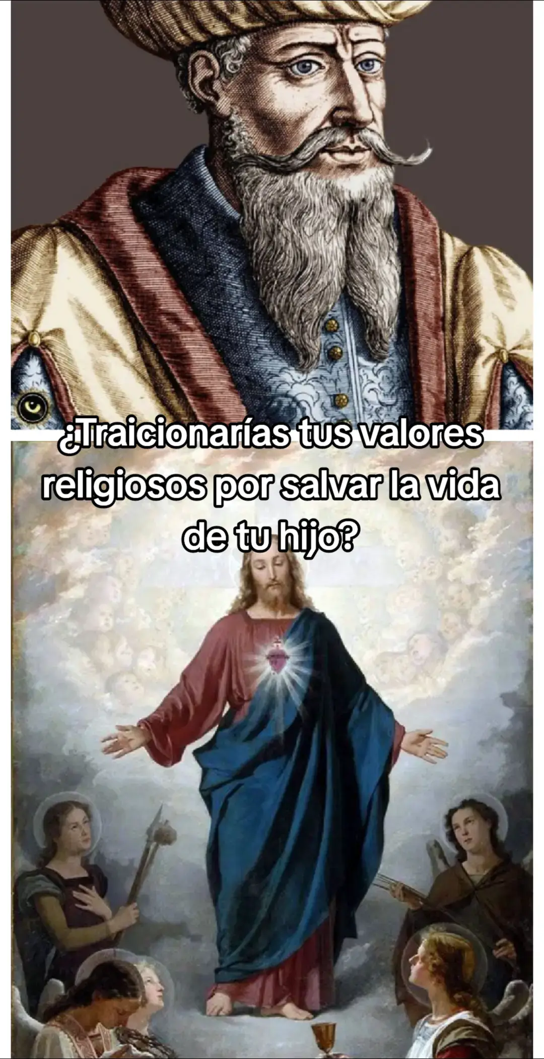 ¿Lo harías? ¡Te leo! . . . . . . . . . . . . . . #phylosophy #knowledge #literatura #filosofia #perspectivasapiens #dilema #muhammad #jesus 