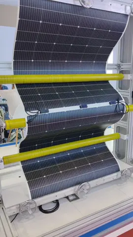 Our flexible photovoltaic panel test#jinkosolar #solarpanel #photovoltaic #solar #flexiblephotovol 