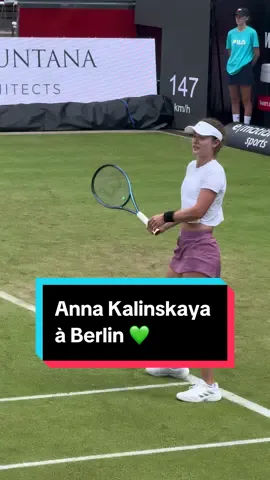Anna Kalinskaya (n°25) en match à Berlin 💚 #wta #tennis #kalinskaya #tennisvideo #tennismatch #tennisgirl #sport #tennisplayer #tennistiktok #tennisfans 