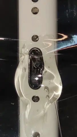 Cleaning iPhone charging Port with hot glue ❌  don't try this at home  #satisfying 