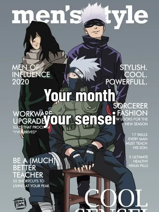 #yourmonthyourthing #yourmonthyourcharacter #animefyp #month #anime #fyp #kakashi #gojo  . 