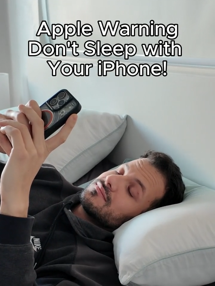 Do not sleep with your phone charging in bed!  #127 #apple #appletips #iphone #tips #techtips #iphonetips #smartphone #technology #tipsforiphone