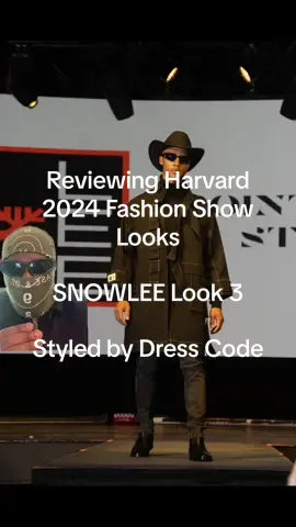 Harvard 2024 Fashion Show SNOWLEE Look 3 #menswear #fashion #harvard #dresscode 