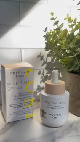 POV: Your new Milk Tint Tinted Primer from @Beekman 1802 comes in and it is the perfect kick off to summer.✨ Available in 7 flexible shades, this tinted primer is your one stop shop to sun protection and pore- minimizing coverage. My favorite thing about it!? It leaves no white cast and is suitable for us sensitive skin girlies and lads! 💁🏼‍♀️ Be sure to use my code lovetoreview20 & link https://partners.beekman1802.com/s/kristen.g to receive an additional 20% off on your purchase💛 #KindnessKrew #Beekman1802 #MilkTint @beekman1802