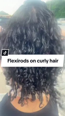 Cant believe i never tried this till now 😍 #curls #curlyhair #flexirods #3bhair #curlyhairideas 