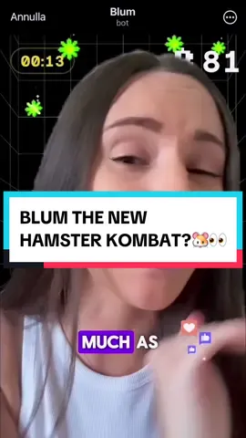 Risposta a @Ali  Blum is taking over, can it be the new Hamster Kombat? 🐹🚀 #hamsterkombat #blum #hamsterkombatcombo #crypto #cryptocurrency #altcoin #bitcoin #ethereum 