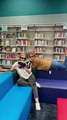 Is this how a librarian is made? 📚👀 Shoutout to our North Channel Branch Library for this video! #librarytok #publiclibrary #librarianlife #twilighttiktok 