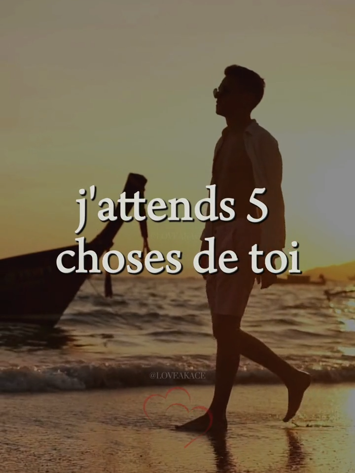 J'attends 5 choses de toi... . . #messagedamour #akace #loveakace #amourinfini #veritableamour #akacesylso #amourinconditionnel #motsdamour #amoureternel #vraiamour #foudetoi #amoursincere #grandamour #amoureux #amourvrai #AmourVeritable #amour #declarationdamour #amoureuse #motdamour #coupleheureux #jetaime #motsdoux #tendresse #moncheri #monhomme #monbonheur #pourtoujours #pourlavie #monamour