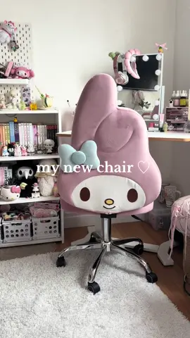 MY LOVE #sanrio #room #chair #mymelody #sanriomymelody #hellokitty #mymelodychair #sanriocore 