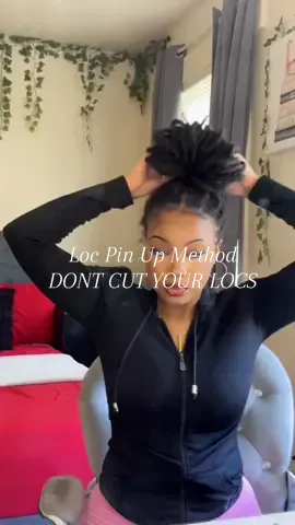 DONT cut your LOCS ❗️Just pin them Up #locmaintenance #locstyles #wigoverlocs 
