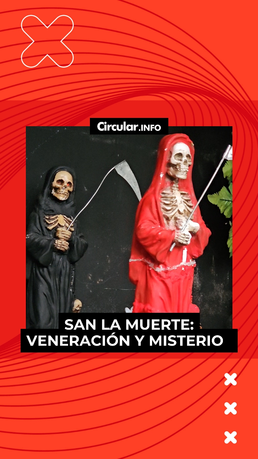 SAN LA MUERT*: VENERACIÓN Y MISTERIO    ⭕ Conocido por su apariencia esquelética, es visto como un protector y cumplidor de deseos. ¿Conocías su historia?