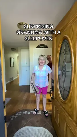 She said its the first time in her life she’s ever been truly surprised🥹 #grandmasoftiktok #cousinsleepover #surprisinggrandma #sleepoveratgrandmas #sleepover #surprise #fyp @MACKENZIE KRAFT @Ashlyn @kinley @macie.kraft 
