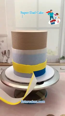 Happy Monday 💙💙💙 Sharing my Super Dad Cake DecoratingTutorial 😍 This cake is frosted with Swiss Meringue Buttercream Fosting and decorated with fondant pieces made out of Fondx from @caljava  Micro scallop, Clear smooth hound and smooth pup cake comb from Estercakes.com  Sit, relax and enjoy the video 💙 #fyp #fypシ゚viral  #caketutorials #behindthescenes #howtocake #cakevideosdaily #superman #esterscomb #clearsmoothhoundcomb #clearsmoothpupcomb #tutorial #bakers #baking  #bakerslife #superhero #pastrychef #californiabaker #californiabakery 