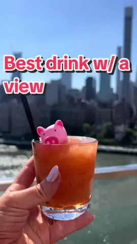 Its the 🐷 for me 😂 Panorama Room, NYC! #nyc #nycrooftop #nycdrinkspots #drinkwithaview 
