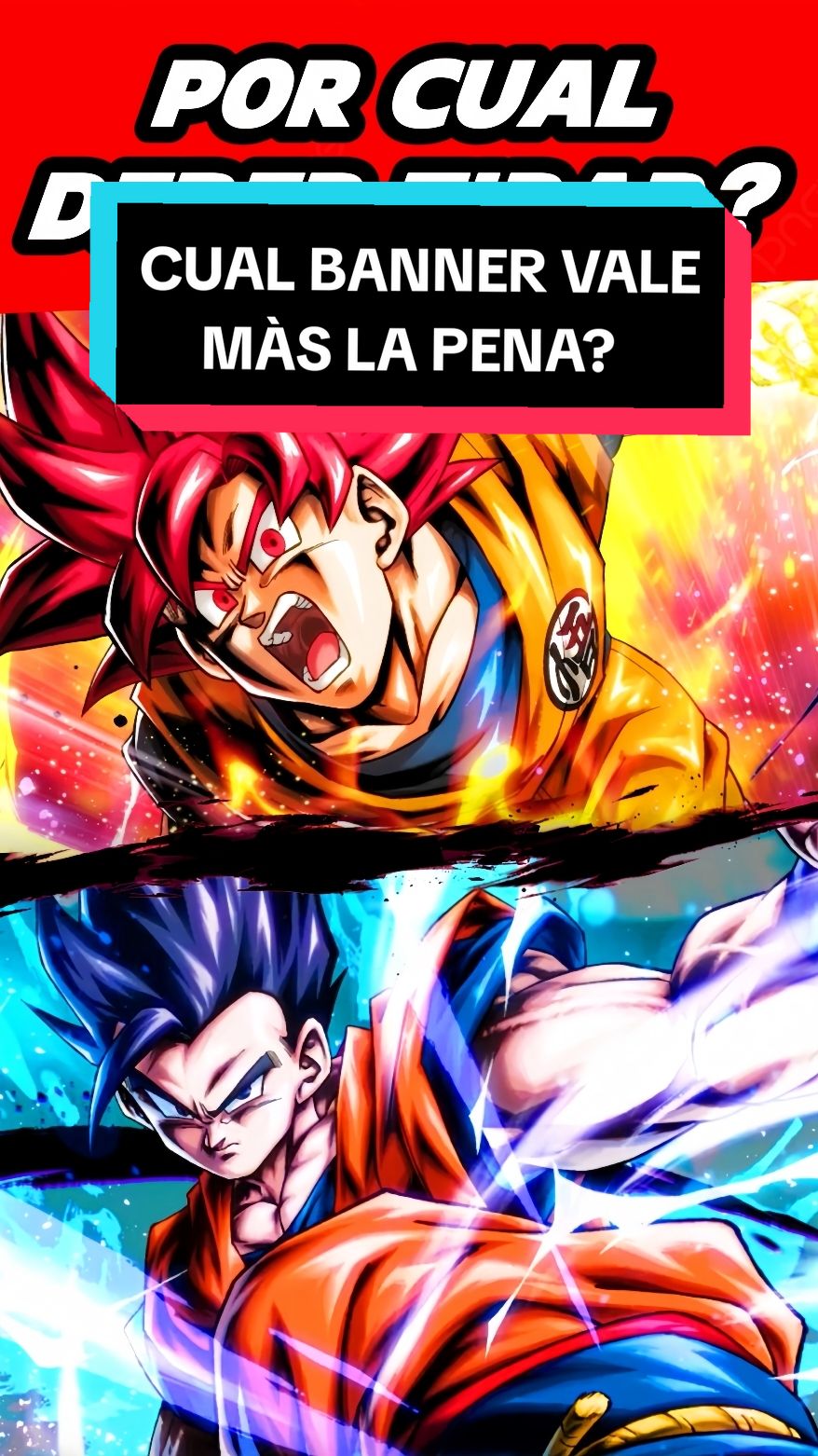 Cuál de estos 2 Nuevos Banners vale mas la pena para ti? Bueno deja que te ayude #dragonballlegends #dblegends #gohan #gokussjgod #lf #nuevo #noticias #dragonballsuper #dragonballz #summons #dbl #dbz #dbs #dragonballlegendspvp #pvp #ios #animefyp #bandai #memes #goku #vegeta #humor #fouryou 