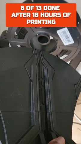 6 of 13 prints done, after 18 hours, phew! #3dprinting #thor #marvel  #marvelstudios #stormbreaker 