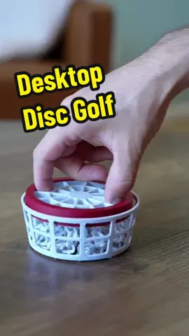 The Desktop Disc Golf design is underway. The STL files for this can be found at the link in my bio! #3dprinting #discgolf 