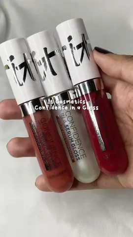 𝑰𝒕 𝑪𝒐𝒔𝒎𝒆𝒕𝒊𝒄𝒔 𝑪𝒐𝒏𝒇𝒊𝒅𝒆𝒏𝒄𝒆 𝒊𝒏 𝒂 𝑮𝒍𝒐𝒔𝒔 🎀 Featured shades: 🌙 Self Worth 🌙 Self-Assured  🌙 Self Determined  You can find all these lip glosses at @IT Cosmetics official site. Wich is your favorite shade? #ITCosmetics  #confidenceinagloss #GiftedByITCosmetics #serumgloss #lipgloss #lipswatches #makeupswatches #makeupcloseup #makeuptexture #lipproducts @Creator Deck 