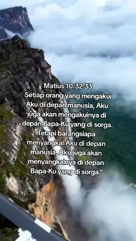 #fypシ Jangan pernah menyangkal Yesus sebagai Tuhan dan Juruslamat kita karena jika itu terjadi maka saat kita dihadapan Bapa, Diapun akan menyangkal kita sebagai anak-anakNya☺️🙏❤️