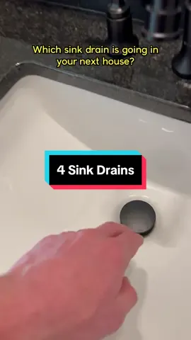 👇All the tips and ideas from my videos are organized in here:  ✅The Ultimate Home Building Checklist at BuilderBrigade.com   Which one you going with in your next house: 1.  Push Stopper   2.  Hidden Drain   3.  Side-mount   4.  Old Trusty   I’m going with the hidden drain.   #BuilderBrigade #homebuildingtips #homebuilding #customHome #HomeBuildingChecklist