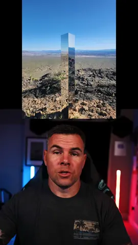 The Las Vegas Metro Police Department Search and Rescue folks found a Monolith in the Desert Yesterday. What do you think it is? #fypツ #monolith #lasvegas #searchandrescue #alien #desert