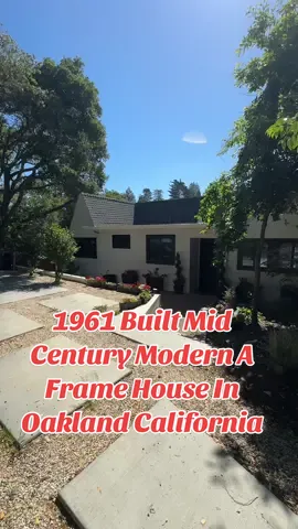 The symetry in this house is unmatched.  #oakland #Oaklandca #Oaklandcalifornia  #Oaklandrealestate #Leavingsf #leavingsanfrancisco #bayarea #bayareacheck #bayarearealestate #bayareatiktok #bayareatok #eastbayare #eastbayareatiktok #eastbay  #alamedacounty #alamedacountyrealestate #sanfrancisobayarea #sanfrancisco #oakland #northbay #contracostacounty #santaclaracounty #solanocounty #sanmateocounty #midcentury #midcenturymodern #midcenturymodernhome #aframe #rockridge #upperrockridge #secluded #1960s #1960shome 