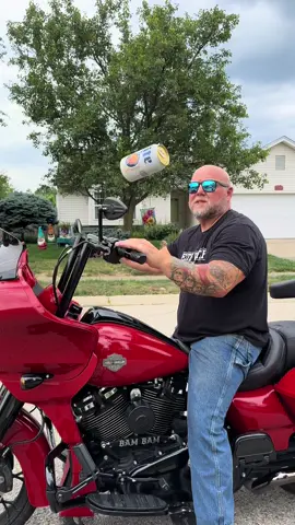 Bout took my head off but nice amd cold. #fy #fyp #harleydavidson #millertime 