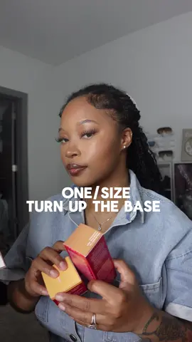 OMG OMG @ONE SIZE BEAUTY Turn up the base foundation 10/10 😍 my go-to for all summer!! Im using the shade “Medium Dark 3” 🎀 This is one company I would love to collaborate with 🥹👀 somebody please take my card. Sephora and Ulta has become a bill and i love it here!! #CapCut #onesizebeauty #onesize #summermakeuplook #howtogetpr #blackgirlmakeuptutorial 