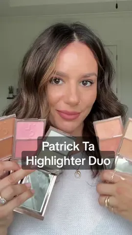 New Highlighters from @Patrick Ta Beauty @patrick ta  What do you guys think?  . . . #patrickta #patricktabeauty #patricktahighlighter #highlighterduo #highlighter #beauty #makeupreview #newmakeup #makeupideas #makeuphighlighter #naturalglow #glowymakeup #BeautyReview #makeupswatches #newmakeupproduct 