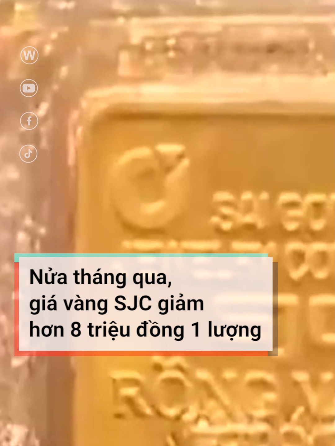 Giá vàng SJC đi ngang trong một tuần, trái ngược với biến động của thị trường thế giới. Tính từ đầu tháng 6 tới nay, giá vàng đã giảm hơn 8 triệu đồng/lượng. #giavang #thitruong #kinhte #ttv #tintuc