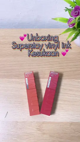 Maybelline superstay vinyl ink   Kecintaan 🫶bundle 2 pcs  harganya lebih murah free fondation sachet + penjepit bulu mata juga 💕  #vinylinkmaybelline #lipsombreglossy #fypシ゚viral 