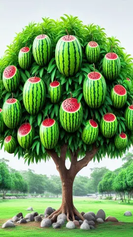 Special Technique planting Mango Watermelon #fruit #garden #reels #nature #tree #apple #fruiting