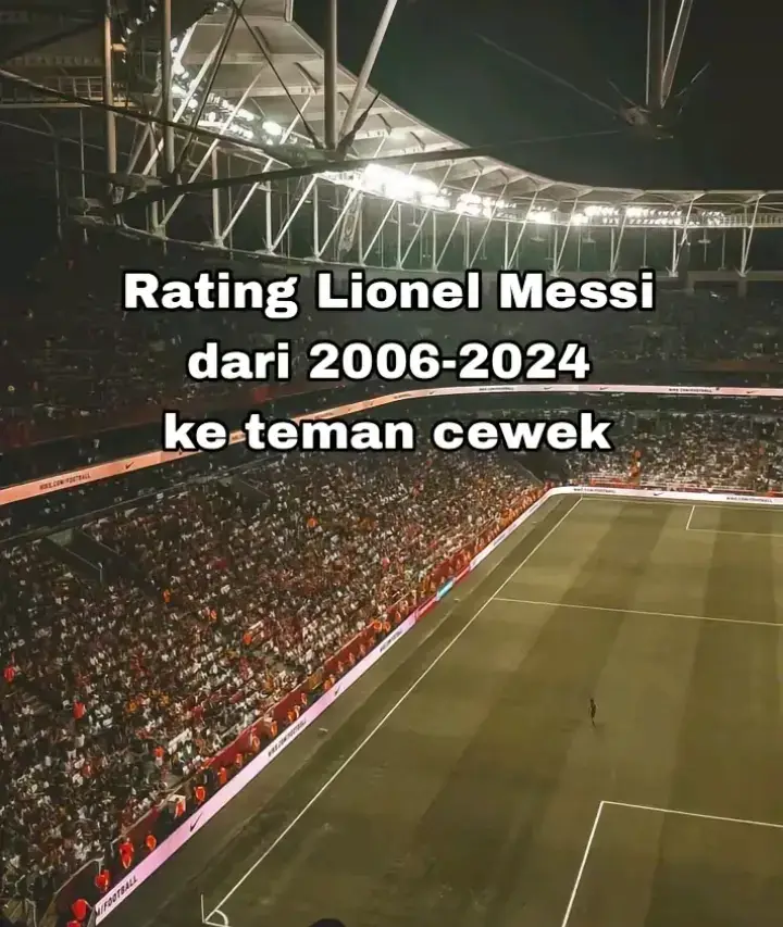 ranting Lionel Messi dari 2006-2024 Ke teman cewek  #fypp 