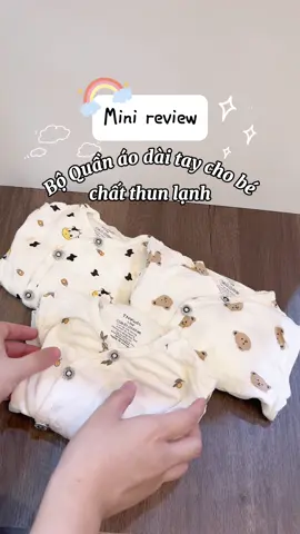 Em bé sơ sinh mặc bộ này bao thoải mái, mát mẻ, không lo con nóng bí hay đổ mồ hôi đâu các mom nha #minkydaily #quanaososinh 
