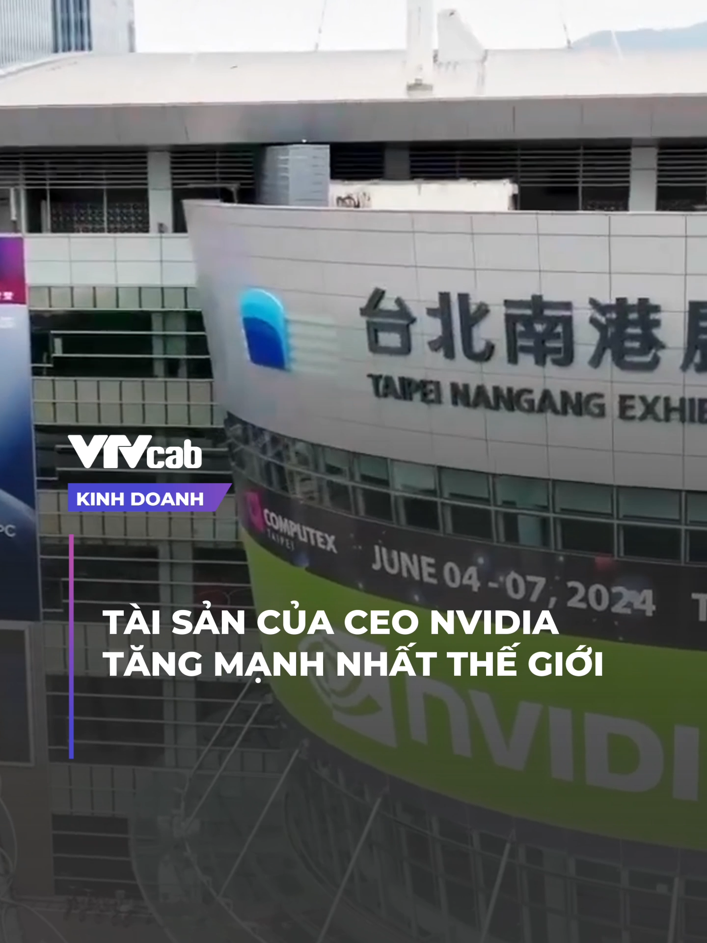 Sau phiên 18/6, CEO Nvidia Jensen Huang có thêm gần 4 tỷ USD - nhiều hơn tất cả tỷ phú khác trên thế giới. #vtvlive #vtvcab #tiktoknews #nvidia #viral #nht