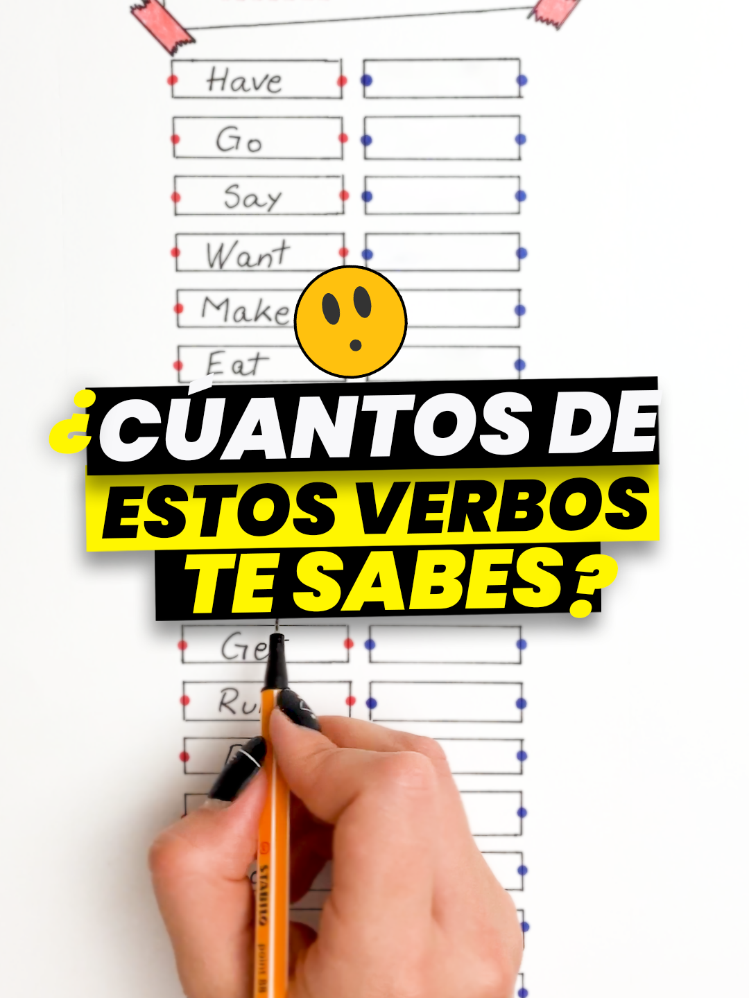 🚀LOS VERBOS MÁS USADOS en INGLÉS en 1 MINUTO 🧠 ¿Cuántos verbos te sabes? APRENDE INGLÉS RÁPIDO  ✅ CURSO DE INGLÉS GRATIS 👉 LINK EN LA BÍO #inglesparalatinos #inglespara #aprenderinglesamericano #practicaeningles #aprenderinglesconmigo #aprenderinglesgratis #englishlesson #inglesfacil #palabraseningles #aprenderinglesentiktok #learnenglish #mexico #inglesfacil #inglesonline