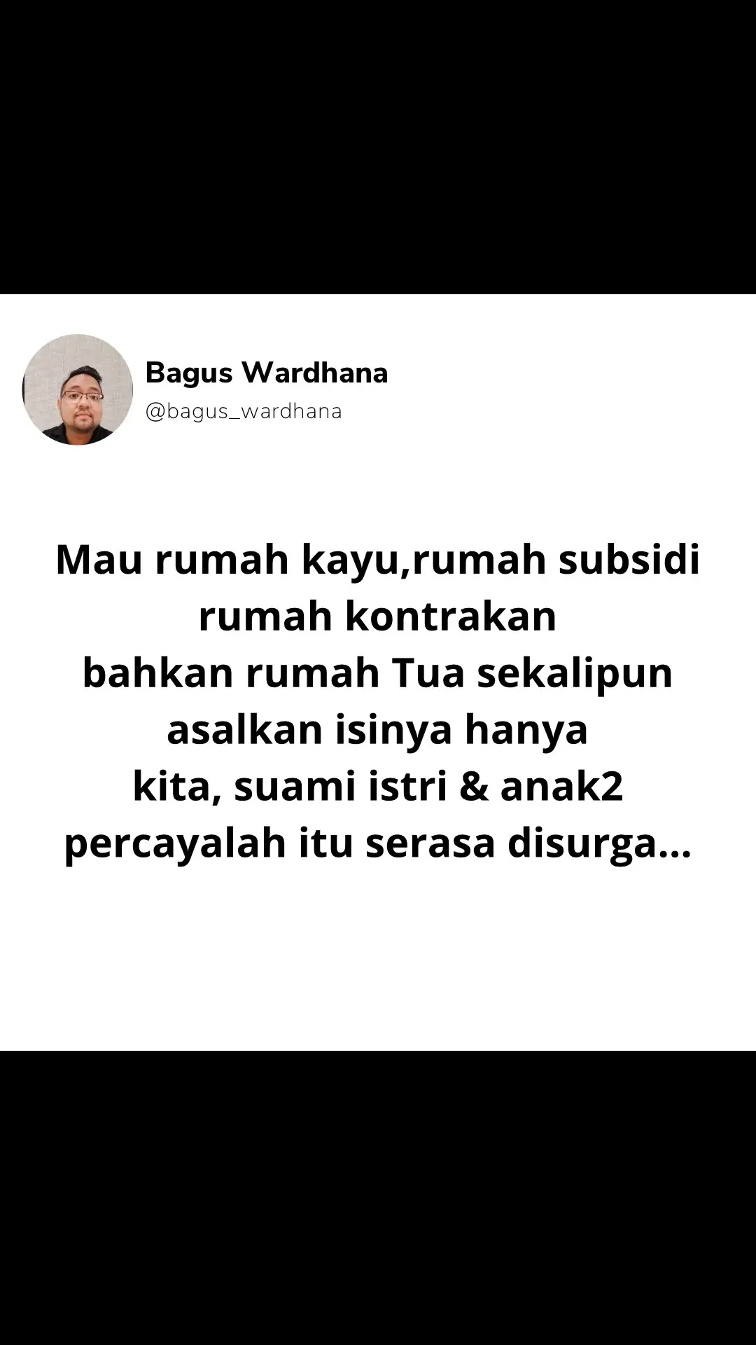 Asalkan cuma ada istri,suami dan anak2 semua terasa indah dan bahagia…#quotes #katakata #fyp #motivasi #foryou #irt #istri #suami #fypシ゚viral #kebutuhan #kontrakan 