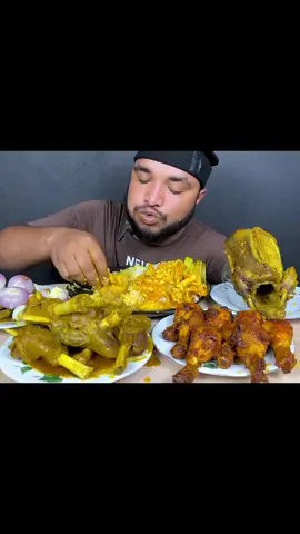 spicy mutton curry, chicken masala fry, mutton fat curry and full duck eating with rice #food #bdbesteverfood #videos #eating #Fodies #Hungry #Makebangeatingshow 