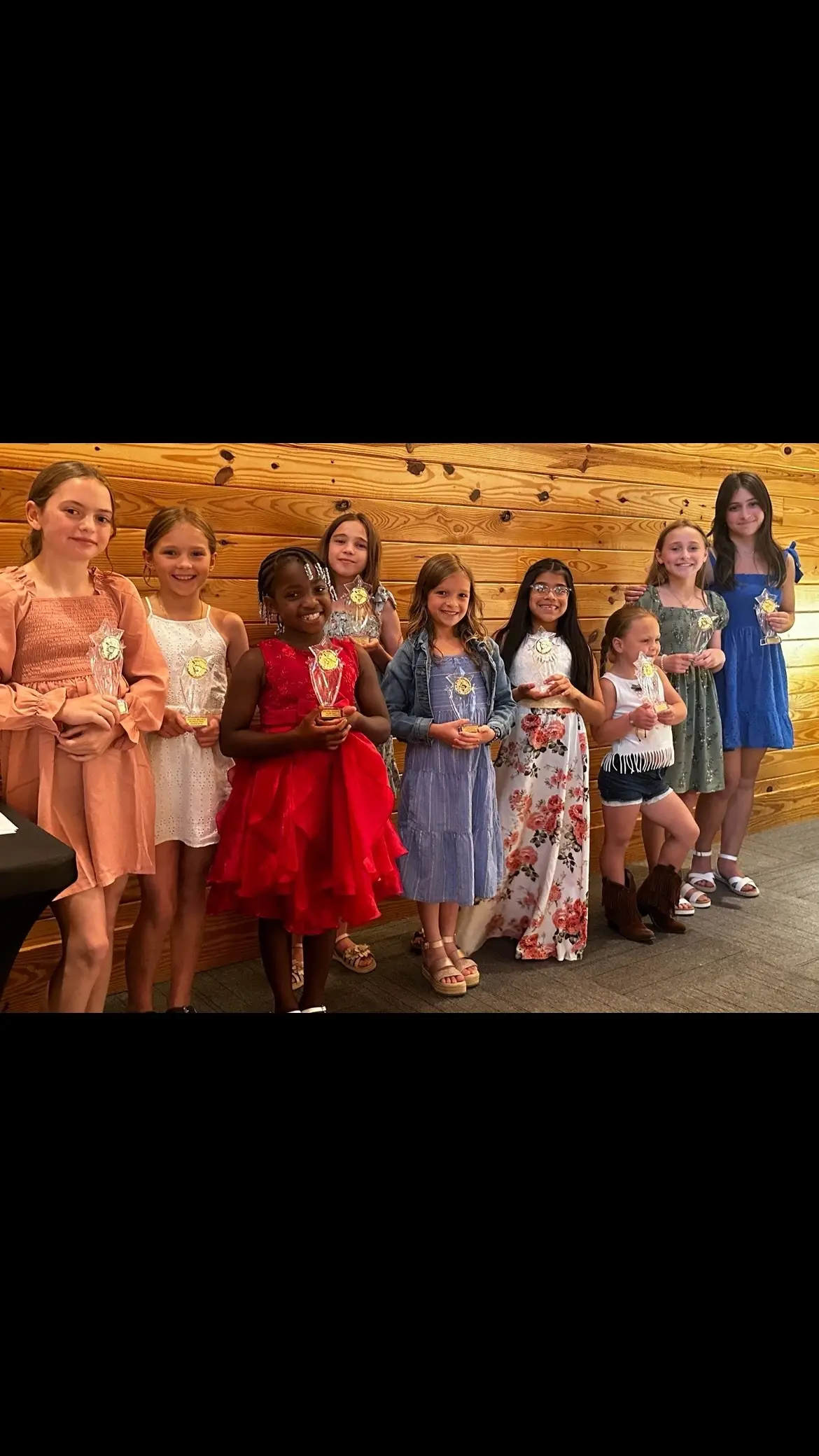 NGA Regional Team Members Being Recognized At Last Nights Award Banquet  Ariah Walker (Level 2) Jordan Hudson (Level 2) Kinsley Shore (Silver) Gracie Camacho (Silver) Georgia Privett (Level 3) Zoey Will (Gold) Eva Van Pelt (Platinum) Milania Bork (Platinum)