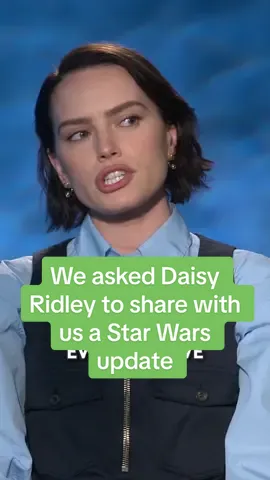 We asked Daisy Ridley to share with us a Star Wars update! 🌌 #StarWars #StarWarsEdit #TheAcolyte #YoungWomanAndTheSea #DaisyRidley #DaisyRidleyEdit #Collider
