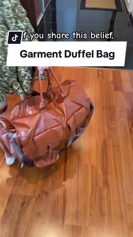 Link in Bio 🔗 Subscribe our Newsletter & Get 10% OFF Introducing the Garment Duffel Bag Discover the Ultimate Travel Companion: Large, Versatile, and Stylish Elevate your travel experience with our multifunctional Garment Duffel Bag. This isn't just any travel bag - it's a must-have for the modern traveler. Here's why: Wrinkle-Free Elegance: Say goodbye to creased outfits. Our innovative design ensures your clothes stay pristine throughout your journey. From business attire to evening wear, arrive at your destination looking impeccable without the hassle of ironing. Versatility and Longevity: Whether it's a business trip or a weekend getaway, this bag is built to last. Thoughtful details like sturdy handles and adjustable shoulder straps add to its timeless appeal. It's not just a bag; it's a statement of style, adaptability, and durability. Multifunctional Storage: Designed for effortless organization, this bag lets you pack efficiently for any adventure. It's your all-in-one solution for stress-free travel. Key Features: Transformative Design: Easily switch between a spacious duffel bag and a protective garment carrier. Airport Ready: Streamline your check-in process with a bag designed for the modern traveler. High-Quality Material: Crafted from durable PU / Polyester for long-lasting use. Variety of Colors: Choose from a range of stylish options to match your personal taste. Make every journey effortless and chic with our Garment Duffel Bag. It's more than just luggage - it's a travel essential. Elevate your style and organization today! Order yours now and experience the difference. #foldingsuitbag #suitbag #travel #traveling #traveltips #travelbag #luggage #carryonbag #duffelbag #TikTokMadeMeBuyIt #giftideas #fyp #packing