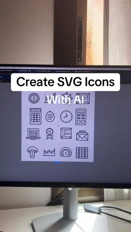 CREATING CUSTOM SVG ICONS WITH AI 🤖 You need these tools:  1. An AI prompt to image generator (I use Midjourney) 2. A PNG to SVG converter (I use Vectorizer.ai) Then you can simply edit and customize the SVG in whatever editor you want (I use Figma).  #aiart #aitools #aidesign #aitrend #aitips #aitech #aiimagegenerator #aigenerate #midjourney #howtouseai #diyainternetwalalove 