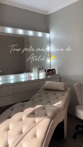 Tour pela maca nova do Ateliê ✨ #fyp #foryou #unboxing #tour #beautytips 