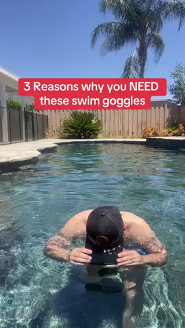 3 Reasons why you NEED these #swimgoggles! #TikTokShop #pool #goggles #swimmingpool 