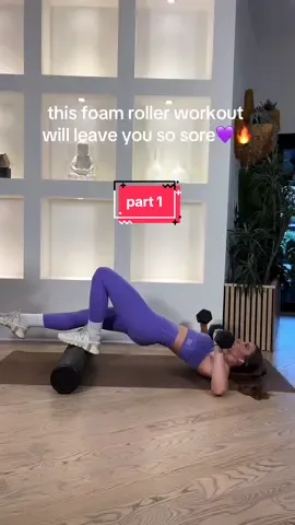 SAVE this foam roller workout for your next at home Pilates style low impact movement💜do each exercise for 45 sec with a 15 sec rest in between🔥 If you feel neck pain or have a hard time engaging the lower core muscles during typical ab workouts, a foam roller is a great way to target the deep core & get in a super effective workout in a short period of time! Try it out & let me know what you think🫶🫶 #foamrollerpilates #athomepilates #workoutsforwomen #athomeworkouts #athomefitness #foamroller #foamrollerworkout 